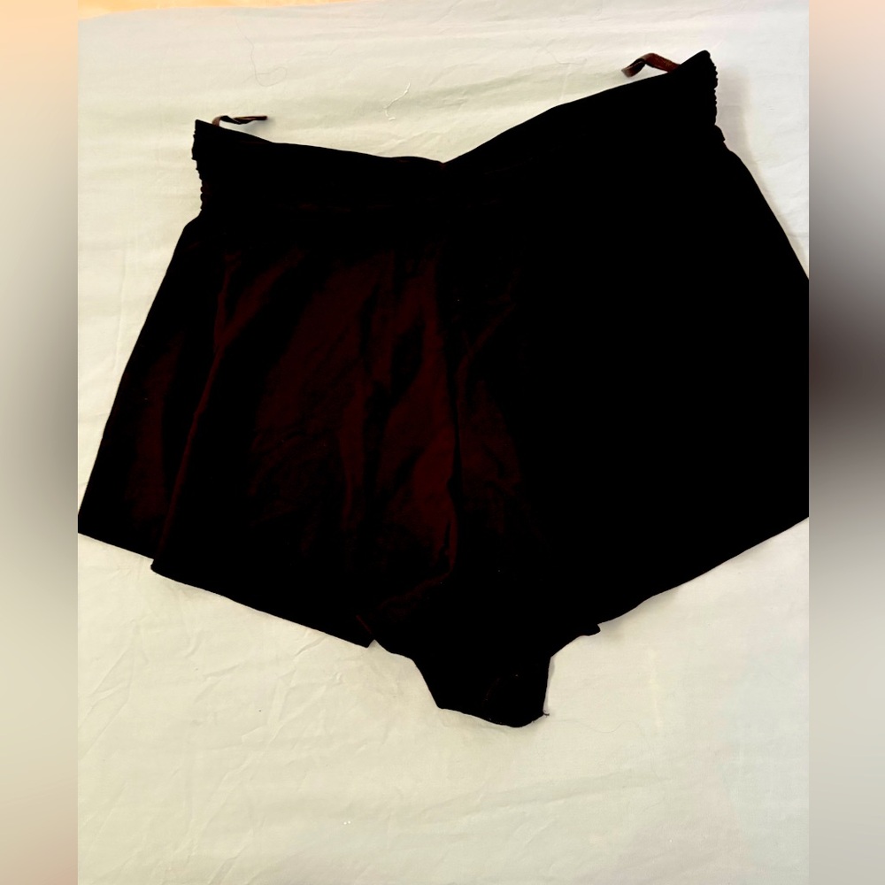 Black coverup shorts